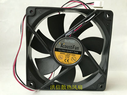 12CM waterproof 120*25MM ultra-quiet cooling fan AFDP-12025 DC12V 0.13A