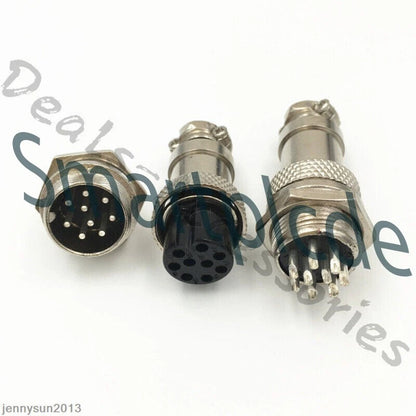 GX16/GX20/GX12 Ation Plug Male&Female Wire Panel Metal Connector 2/3/4/5/6Pin
