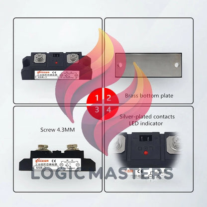 300A industrial grade single-phase solid state relay modular DC-AC H3300Z24V380V