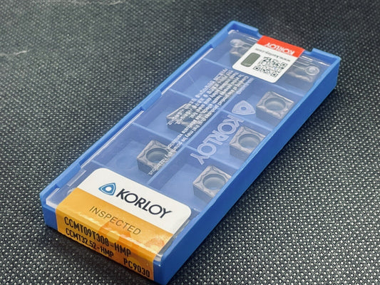 KORLOY CCMT 32.52 HMP PC9030 CCMT09T308 Carbide Inserts 10pcs  Free Ship!