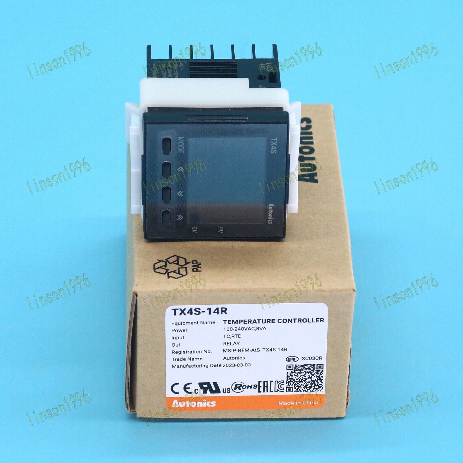 1PC Temperature Controller TX4S-14R Fast - AUTONICS