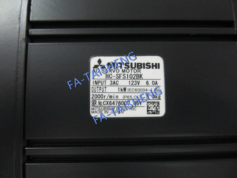 1PC Mitsubishi Ac Servo Motor HC-SFS102BK HCSFS102BK