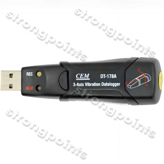 1PCS CEM DT-178A 3-Axis Shock Vibration Acceleration Data Logger 8M Memory FFT
