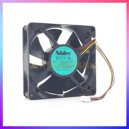 Nidec D08A-24TU 19BH2 8025 DC24V 0.12A 8CM 4-Pin Inverter Cooling Fan
