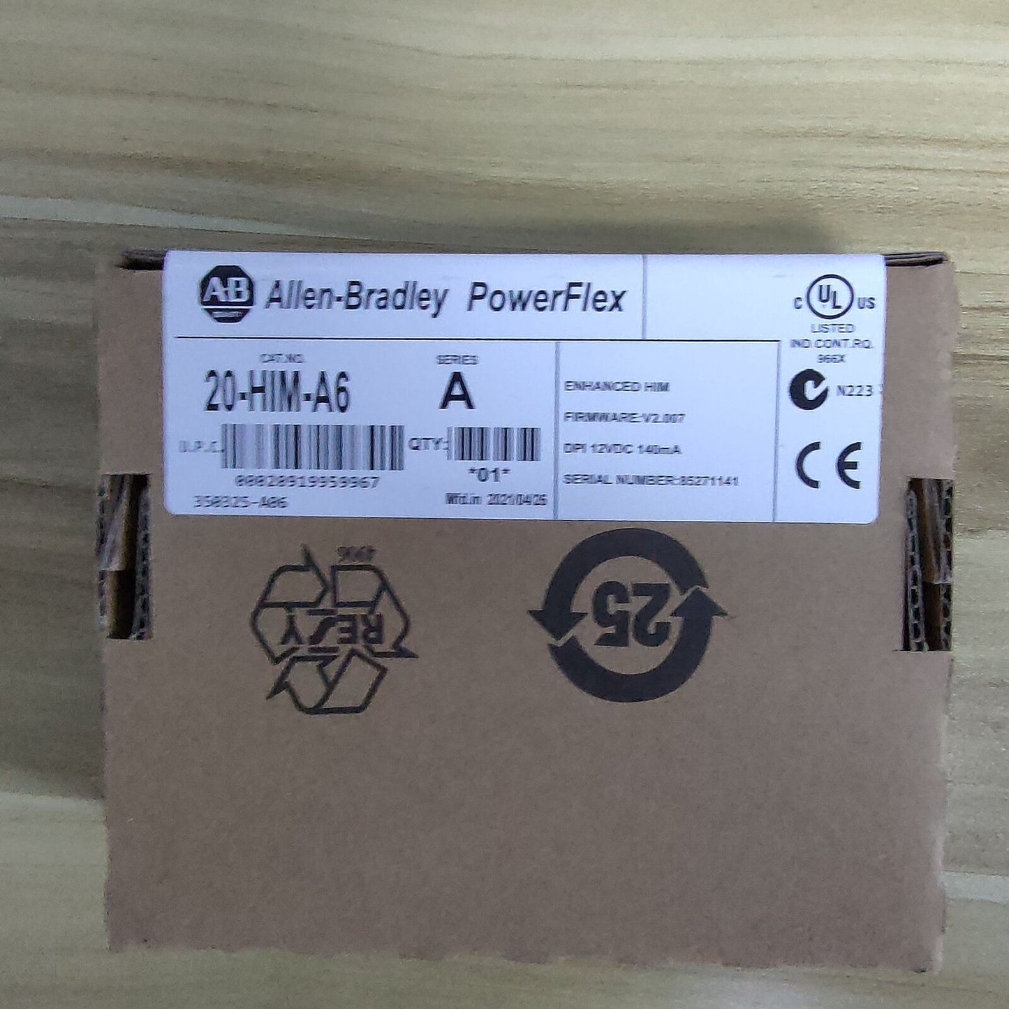 Allen Bradley 20-HIM-A6 PoweFlex Enhanced HIM FW V2.007 12VFC New - ALLEN BRADLEY