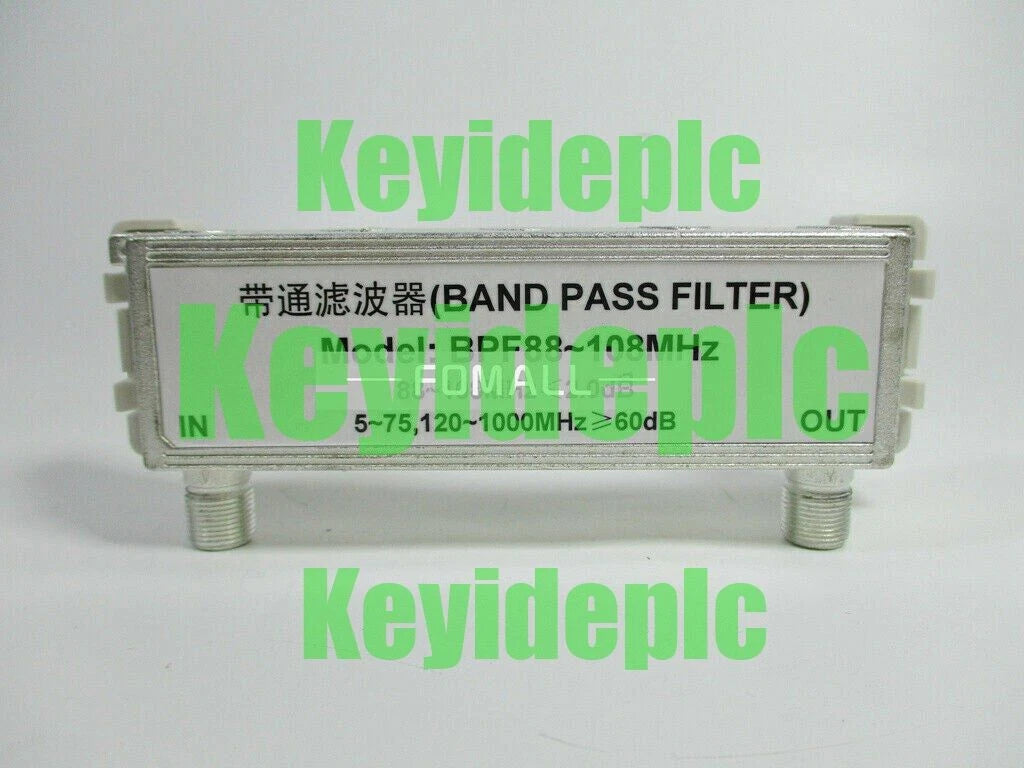 1PCS BPF88-108MHz port impedance 75 ohms Filter Bandpass FM broadcast #ke