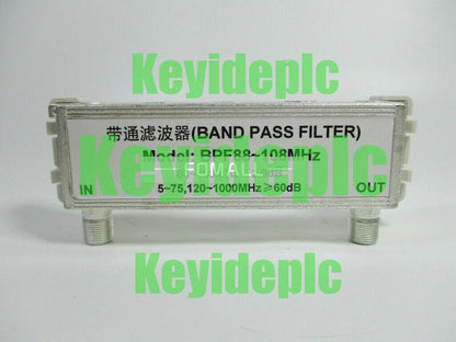 1PCS BPF88-108MHz port impedance 75 ohms Filter Bandpass FM broadcast #ke