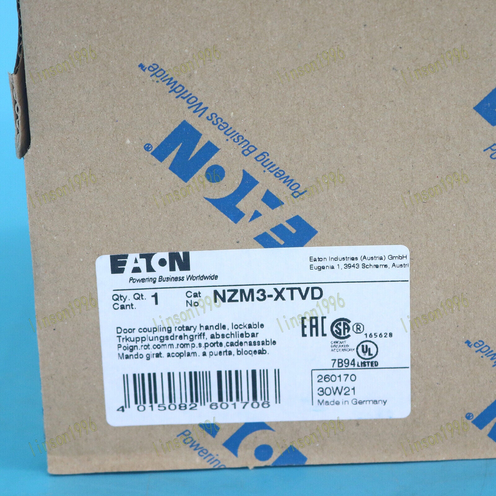 new 1PC  NZM3-XTVD Eaton Moeller Circuit breaker handle Eaton