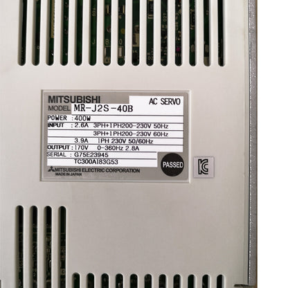 Mitsubishi Servo Driver MR-J2S-40B MRJ2S40B
