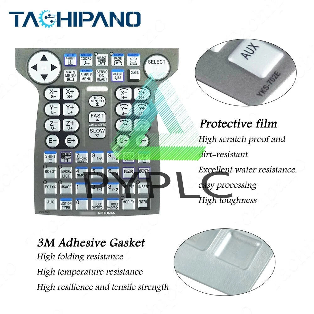 Plastic Case Cover for Yaskawa DX200 JZRCR-YPP21-1 Touch Screen + Overlay + LCD