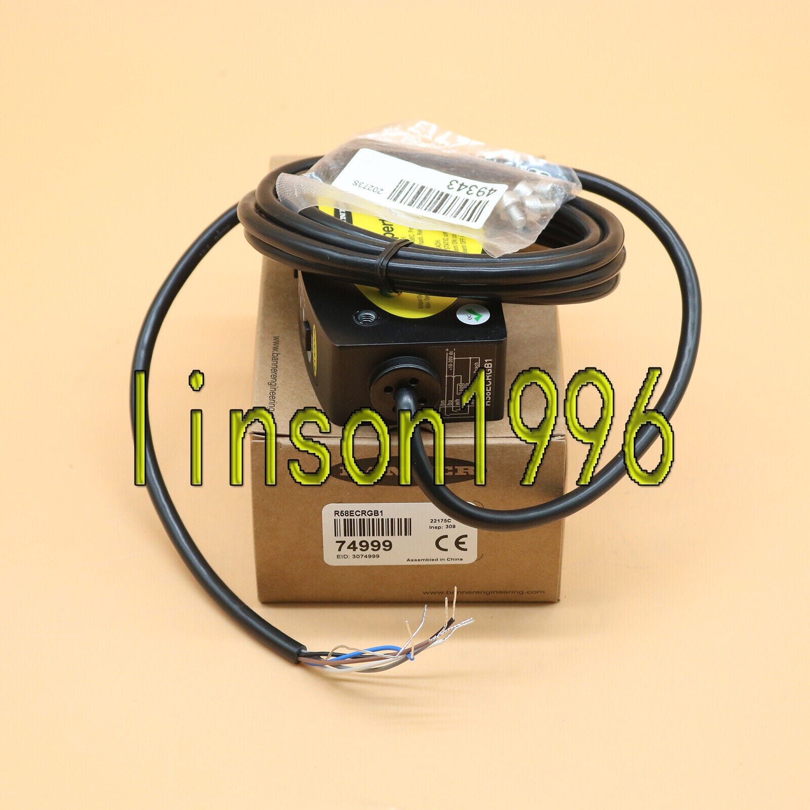 R58EC RGB Photoelectric Switch Sensor - ONE BANNER