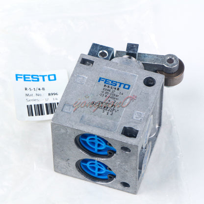 Festo 1PC Roller Lever Valve R5 1/4-B 8996 - FESTO