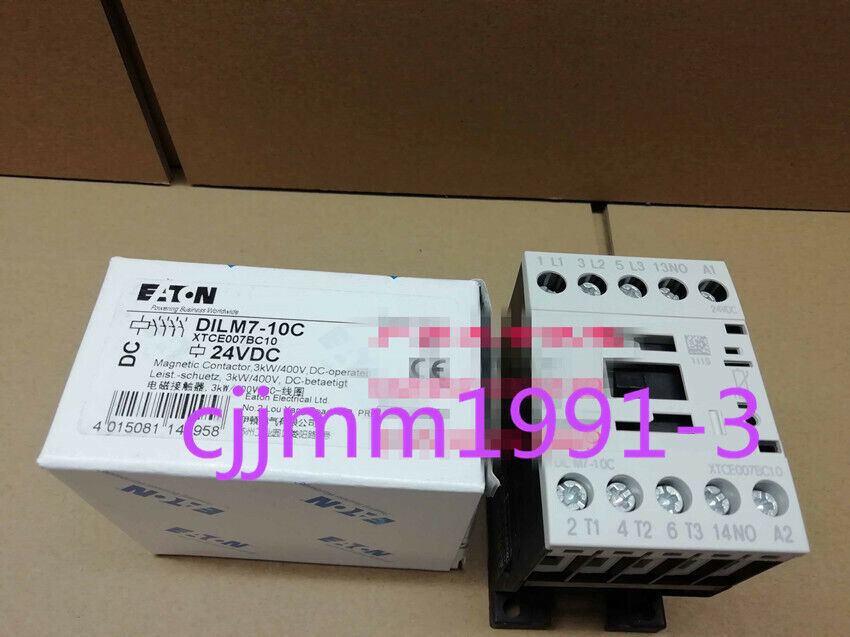 new 1PC EATON DILM7-10C DC24V 4NO 7A - EATON
