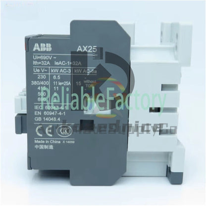 ABB AC Contactor AX25-30-10 AX25-30-01 AC24V 48V 110V 220V 380V 25A AX Series