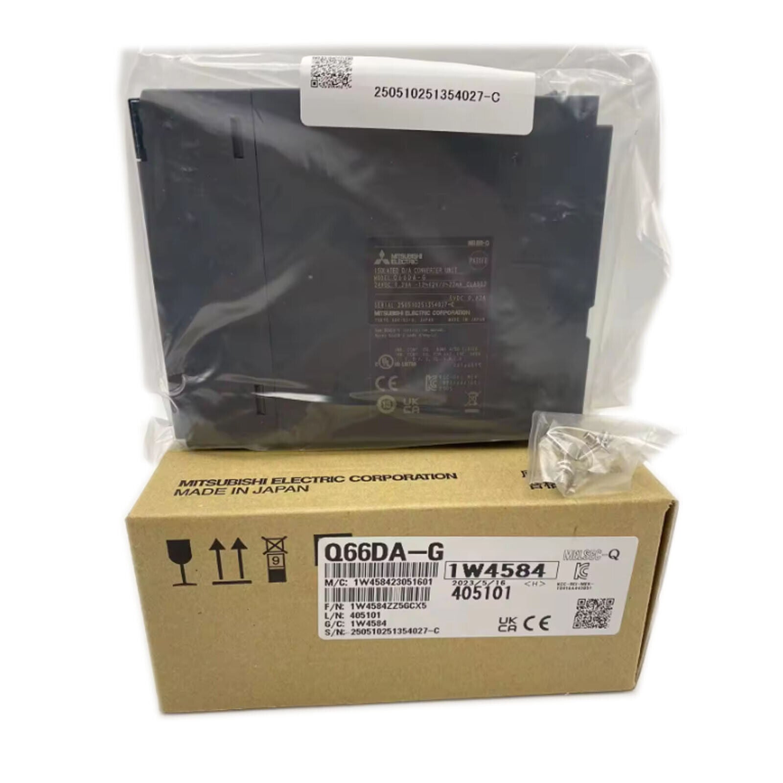 Mitsubishi Melsec Analog Module Card Q66DA-G Programmable Controller - MITSUBISHI
