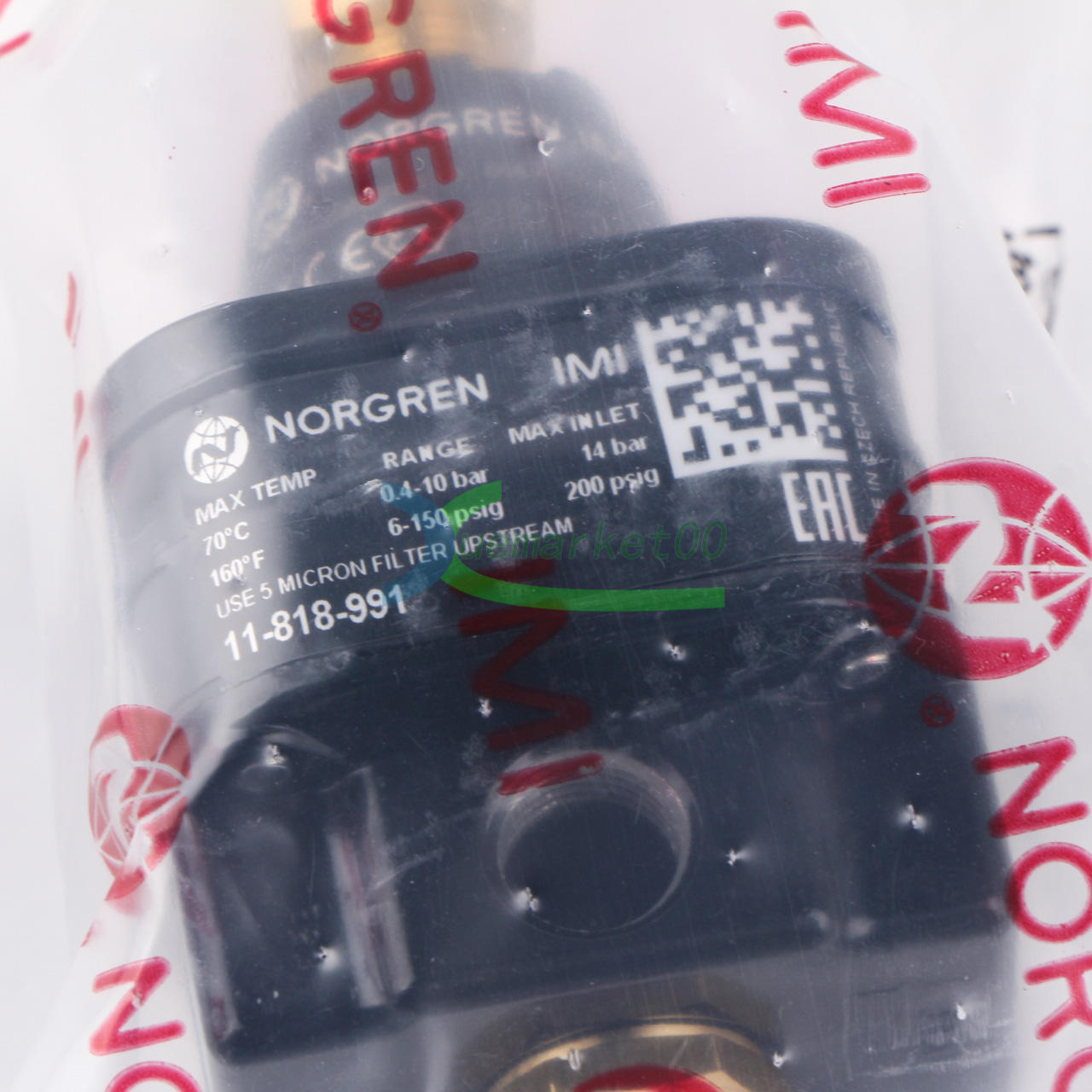 new ONE  NORGREN 11-818-991 precision pressure regulating valve