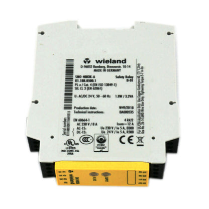 Wieland Safety Relay SNO4003K-A - WIELAND
