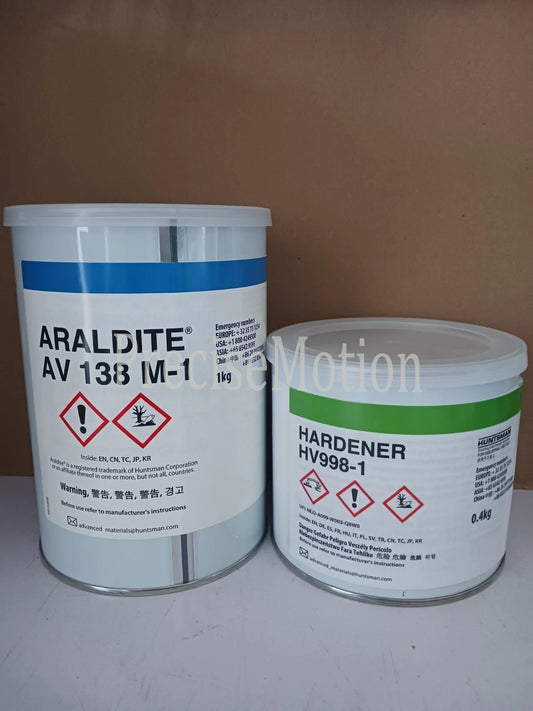 Araldite AV 138 M-1 HV Epoxy 1kg & Hardener HV998-1 0.4kg ttl 1.4kg