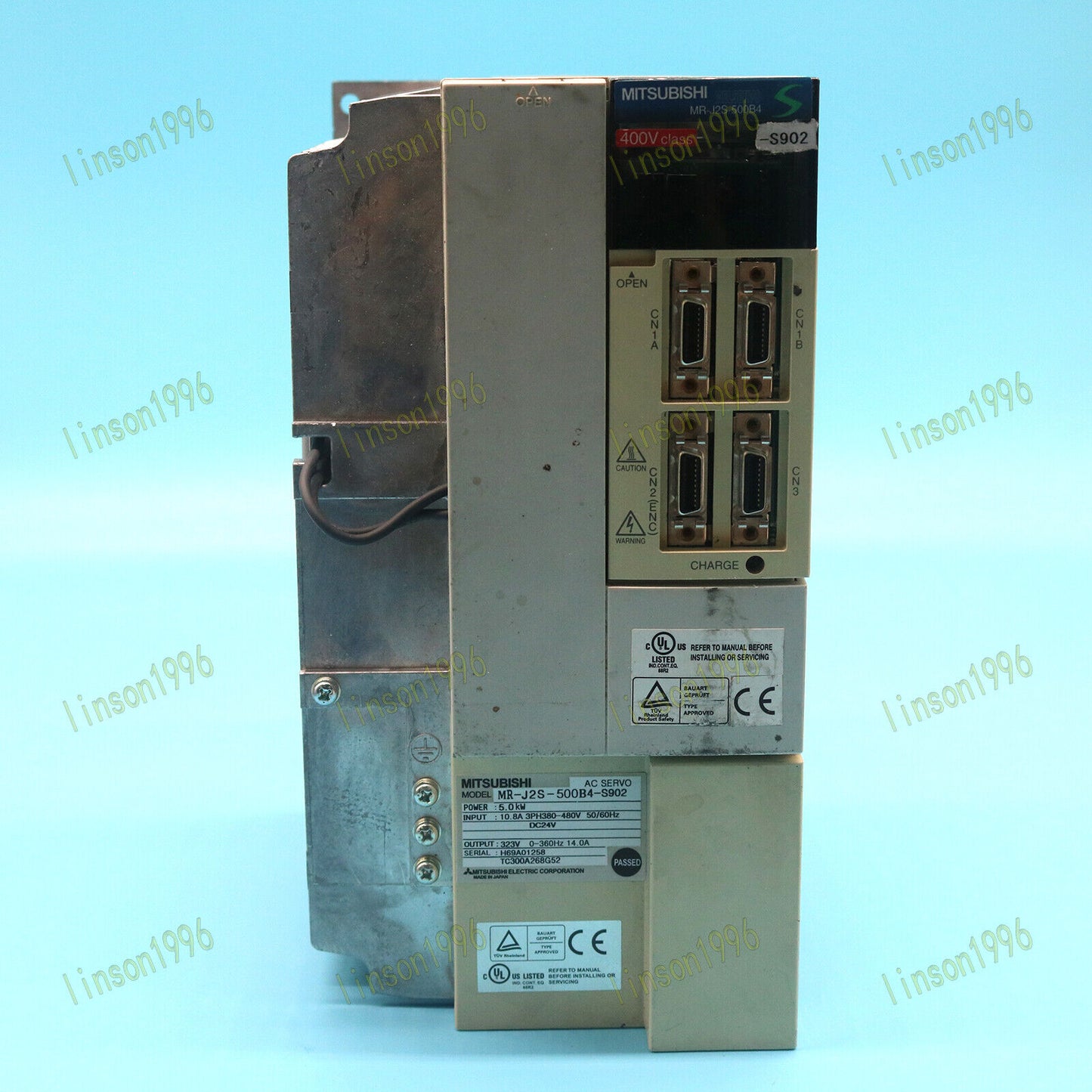 used ONE MR-J2S-500B4-S902 Mitsubishi AC Servo Driver ship - MITSUBISHI