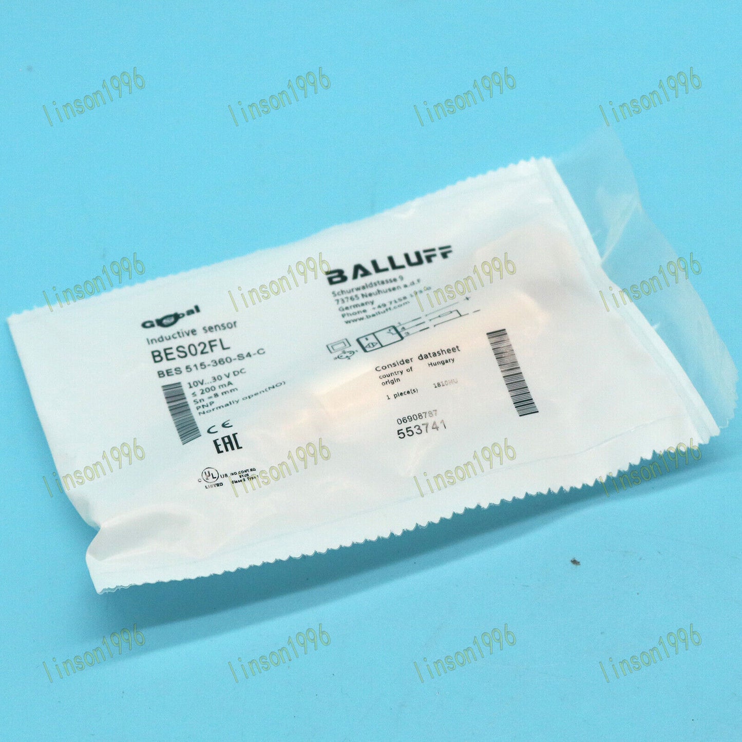 BALLUFF Proximity Switch BES 515-360-S4-C - BALLUFF