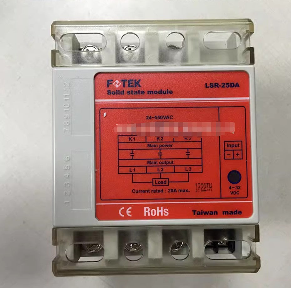 1PC  Fotek LSR-25DA LSR25DA Solid State Module  Free Ship