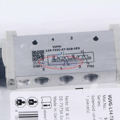 FESTO Solenoid Valve VUVG-L14-T32C-AT-G18-1P3 - FESTO