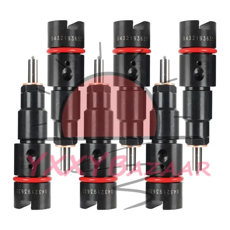 6x Fuel Injectors 40-50HP Fits For 1998.5-2002 Dodge Cummins 5.9L 0432193635
