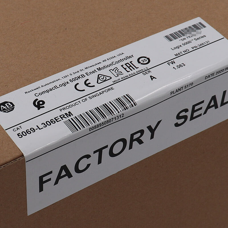 Allen-Bradley CompactLogix 5069-L306ERM Factory Sealed 600KB - ALLEN-BRADLEY
