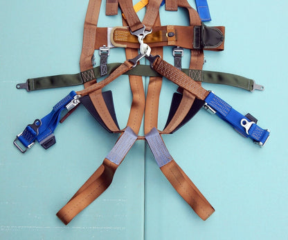 new Martin Baker Parachute Harness Aircraft Belt Pilot NOS - MARTIN BAKER