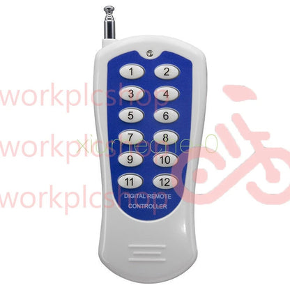 12 Buttons 433MHz Wireless Remote Controls RF Transmitter 1000m Distance