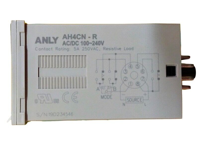 new 1 PCS ANLY AH4CN-R multi-stage digital relay time relay - ANLY AH4CN-R