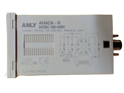 new 1 PCS ANLY AH4CN-R multi-stage digital relay time relay - ANLY AH4CN-R