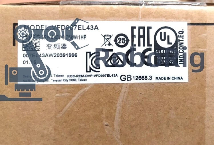 Delta VFD007EL43A 1Hp 460V