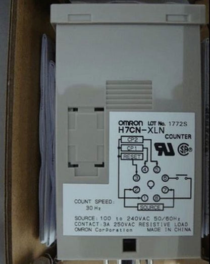 new One Omron H7CN-XLN Counter H7CNXLN AC100-240V In Box - OMRON