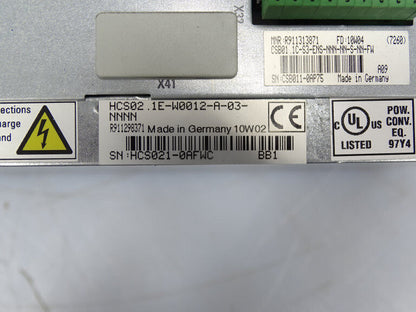 *REXROTH HCS02.1E-W0012-A-03 SERVO DRIVE* - REXROTH
