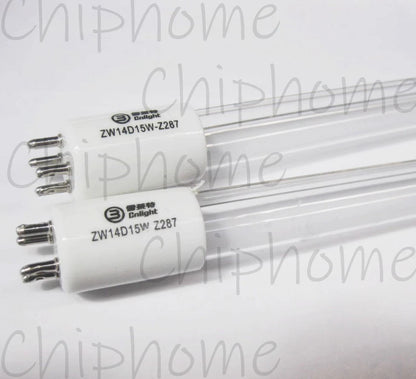2pcs ZW14D15W-Z287/ZW6S15Y-Z287 For Cnlight UV disinfection lamp Water treatment