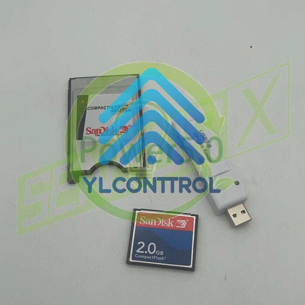 Reader FANUC 128MB/256/512/1G/2G CF Compact Flash Card+CF-PCMCIA Adapter+SSK~