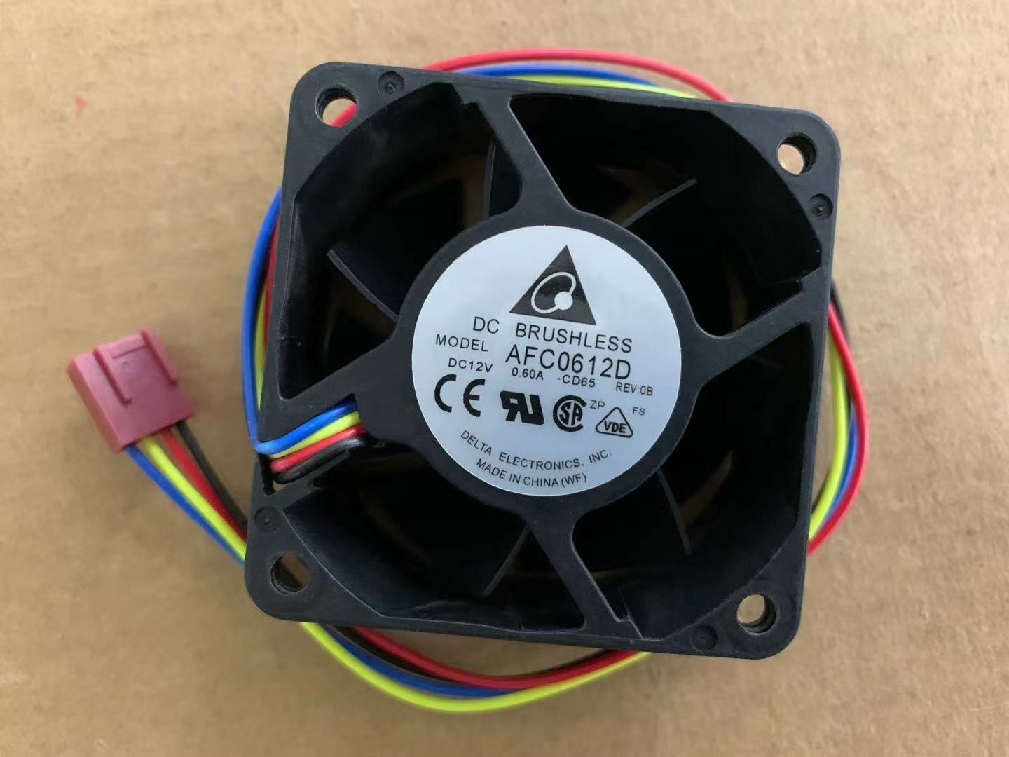 new DELTA AFC0612D 60mm 6025 60x60x25mm DC12V 0.60A 4Pin PWM cooling fan