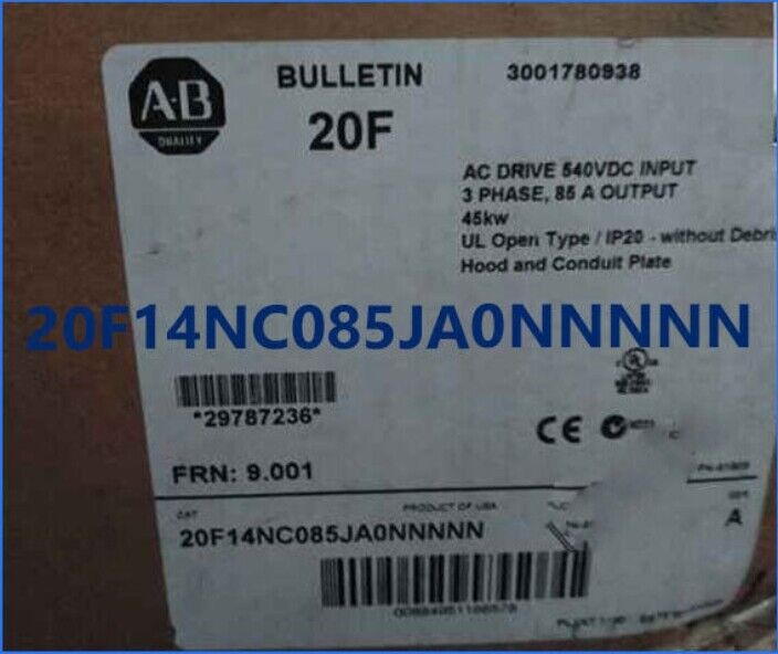 ALLEN BRADLEY PowerFlex Air Cooled 753 AC Drive 20F14NC085JA0NNNNN New Model - ALLEN BRADLEY