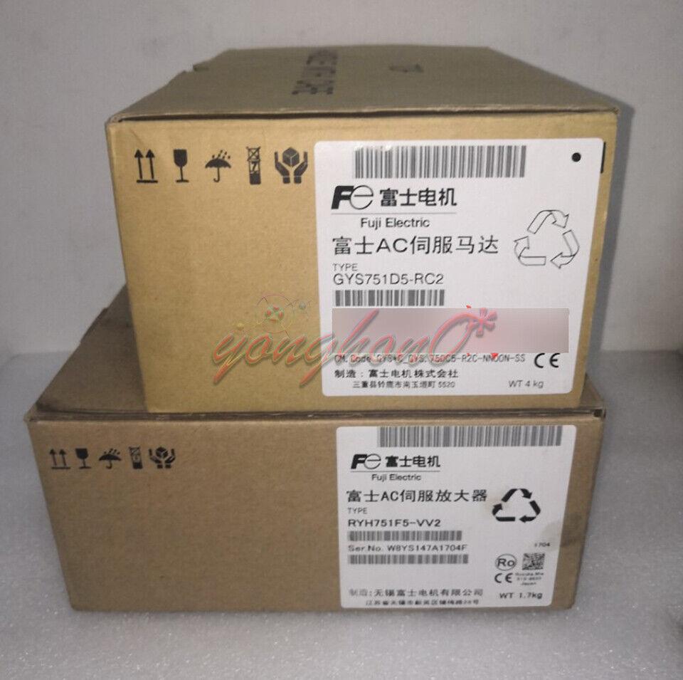 1PC FUJI Servo System GYS751D5-RC2+RYH751F5-VV2 - FUJI