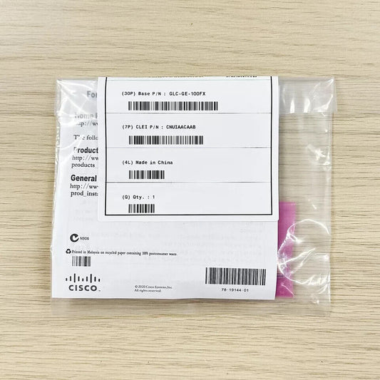 new 1pcs CISCO SFP GLC-GE-100FX 10-2019-02 100Base-FX SFP GBIC Transceiver Module - CISCO