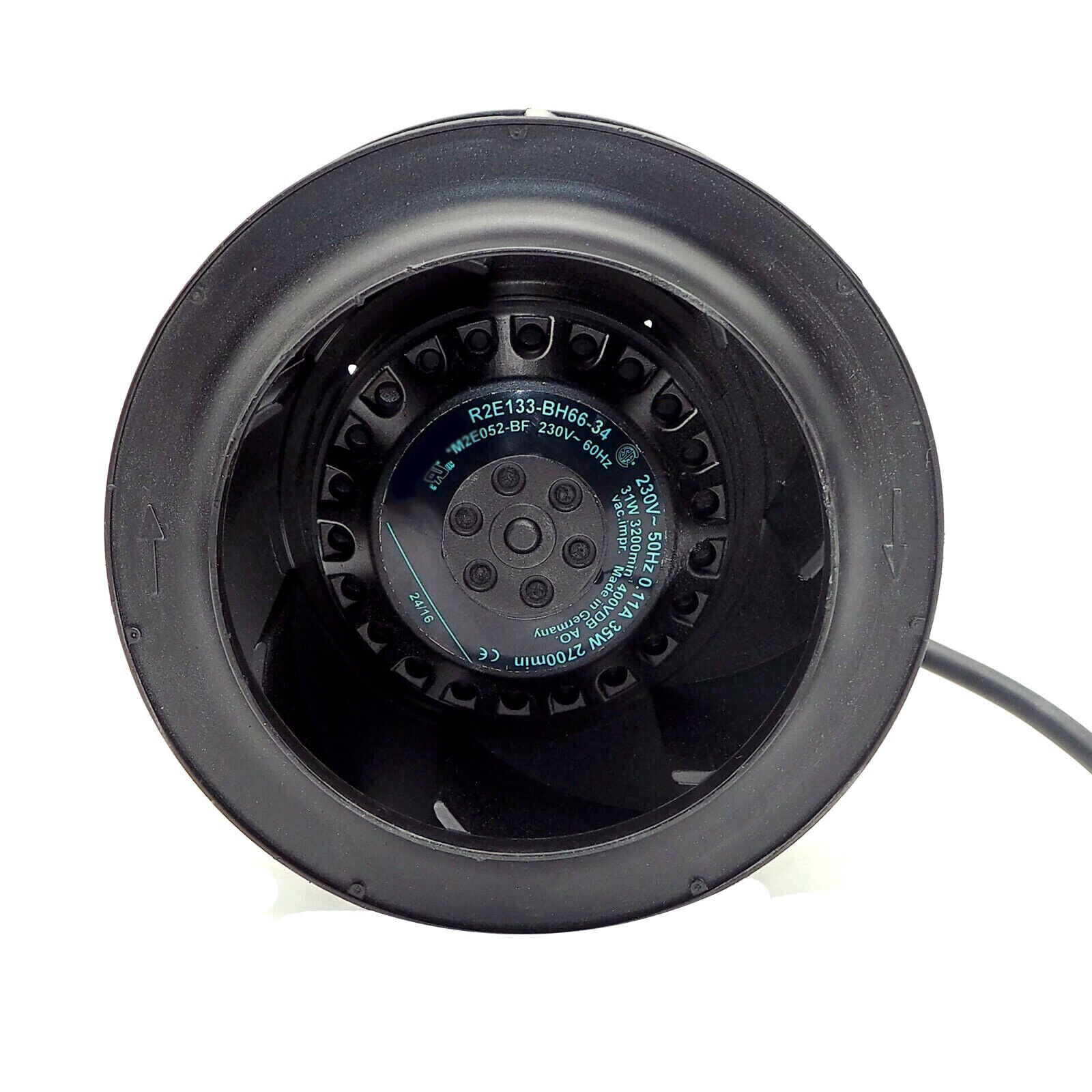 1-Unit Centrifugal Fan for R2E133-BH66-34, 230V, 25W - DELTA FAN