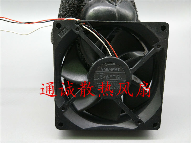 NMB-MAT 3610EL-05W-M59 24V 0.20A 9CM 3-wire inverter cooling fan