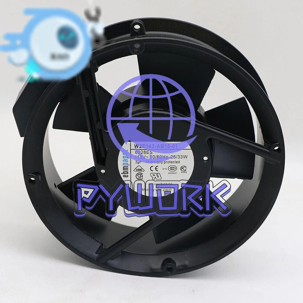 1PCS W2E143-AB15-01 Fan 115V 50/60Hz 26/33W