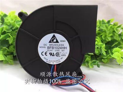 Delta BFB1024HH 9733 DC24V 0.85A 3-Wire Turbo Cooling Fan