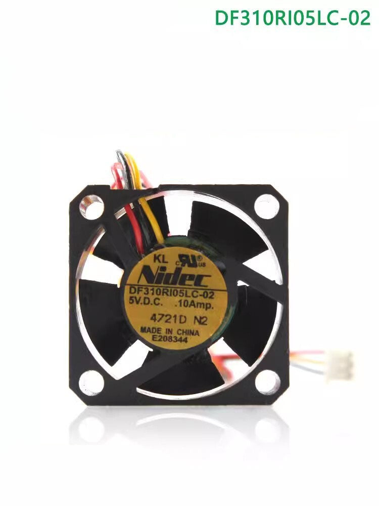 NIDEC DF310RI05SLC-02 DC5V 0.1A 30*30*10MM 3-Wire Silent Cooling Fan
