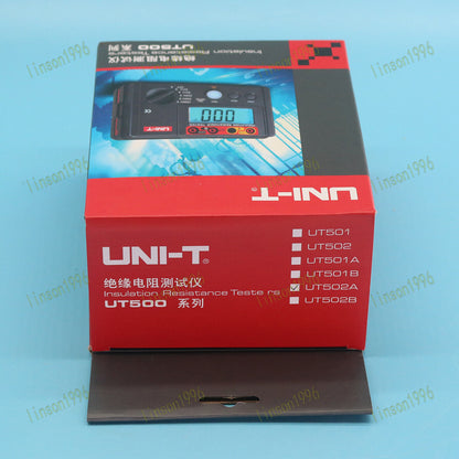 new UNI-T UT502A 2500V Digital Insulation Tester Megohmmeter with Light/Buzzer Alarm - UNI-T