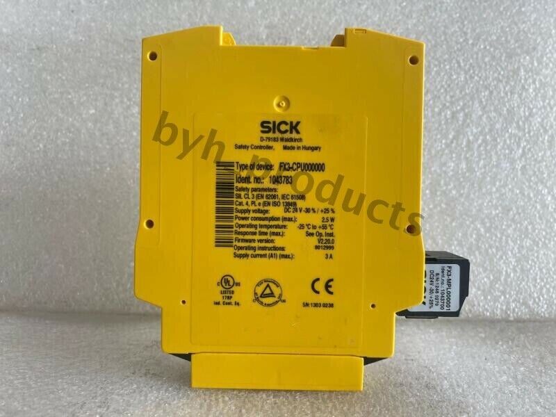 FX3 Main Module FX3-CPU Flexi Soft Safety - FLEXI SOFT