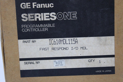 used GE Fanuc IC610MDL115A Fast Response Module - GE FANUC