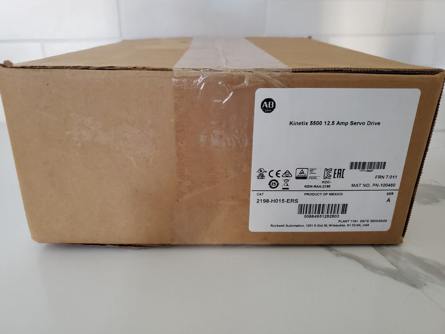 Allen Bradley 2198-H015-ERS Kinetix 5500 Servo Drive 12.5A - ALLEN BRADLEY